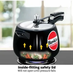 Hawkins 6.5L Hard Anodized Pressure Cooker: Aluminum, Cool Touch Handle, Hand Wash, Black, Stovetop, 1-Year Warranty -Target KitchenAid GUEST 3a015f48 28ca 4239 90a8 eec2723fc8ea