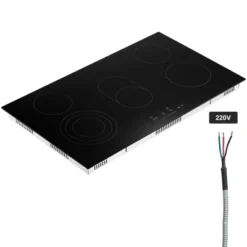 VEVOR Electric Cooktop, 36 Inch 5 Burners Built-in Electric Stove Top, 8600W Ceramic Top Radiant Cooktop With Glass Panel, Touch Control, Timer 17 VEVOR Electric Cooktop, 36 Inch 5 Burners Built-in Electric Stove Top, 8600W Ceramic Top Radiant Cooktop With Glass Panel, Touch Control, Timer -Target KitchenAid GUEST 3a08e948 c6de 4771 9cda 46565d4c4c13