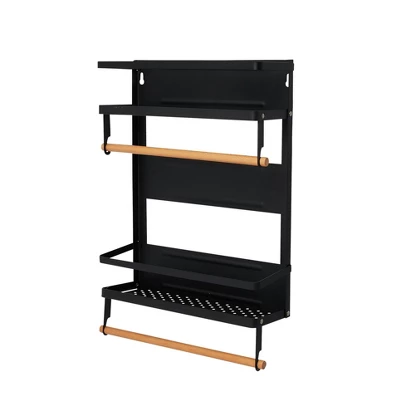 Metal Magnetic Organizer With Paper Towel Holder 7 Metal Magnetic Organizer With Paper Towel Holder - Image 5