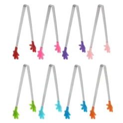 Unique Bargains Stainless Steel Silicone Tips Cooking Grilling Food Tongs 8 Pcs -Target KitchenAid GUEST 3a51885a 31ca 4ee0 ba20 1ab041507c07