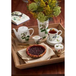 2pc Porcelain Arcadia Creamer And Sugar Bowl Set - Rosanna