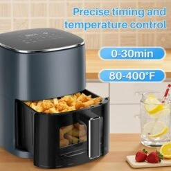 IULULU Air Fryer, 6-Qt With View Window, 12-in-1, 400°F Max 24 IULULU Air Fryer, 6-Qt With View Window, 12-in-1, 400°F Max -Target KitchenAid GUEST 3a6fb028 1f97 4f90 b03b 5e2adb6d55a9