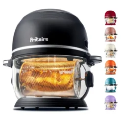 Fritaire Non-Toxic Air Fryer - Glass Air Fryer, 5qt, Teflon-Free, PFOA- Free, W/ Accessories - Rotisserie And Tumbling Basket -Target KitchenAid GUEST 3aad5d10 b937 4107 ba79 0385cc09ea0f