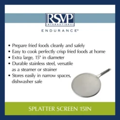 Rsvp Splatter Screen 15In -Target KitchenAid GUEST 3ac130f6 268f 4408 9c57 1e50a0b72859