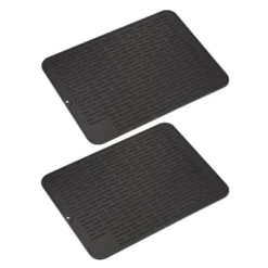 Unique Bargains Kitchen Counter Silicone Heat Resistant Dish Dry Mats Dish Drainer 2 Pcs -Target KitchenAid GUEST 3adf7a8f 44c5 412a aa5c d4f56c83de78