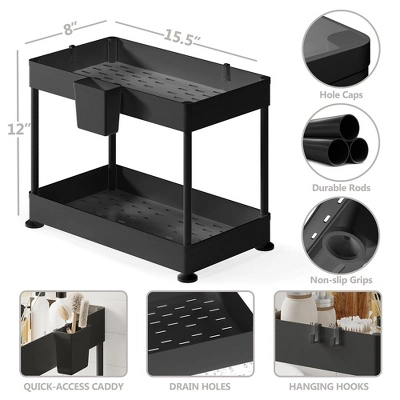 StorageBud 2-Tier Under Sink Organizer 7 StorageBud 2-Tier Under Sink Organizer - Image 5