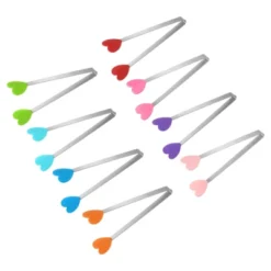 Unique Bargains Stainless Steel Silicone Tips Cooking Grilling Food Tongs 8 Pcs -Target KitchenAid GUEST 3b4abb51 aec9 4886 b3c7 2996233a0bfd