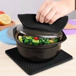 Cheer Collection 4-Pack Silicone Trivets – Non-Slip Heat-Resistant Mats For Hot Pots, Coasters, Drying, Jar Opening -Target KitchenAid GUEST 3b4e3583 eb12 4321 92b3 288f856ed3e2