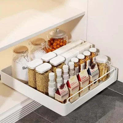 GustoWave Pull Out Cabinet Organizer Fixed, Heavy Duty Storage And Organization Slide Out Pantry Shelves Sliding Drawer Pantry Shelf For Kitchen 10 GustoWave Pull Out Cabinet Organizer Fixed, Heavy Duty Storage And Organization Slide Out Pantry Shelves Sliding Drawer Pantry Shelf For Kitchen - Image 8