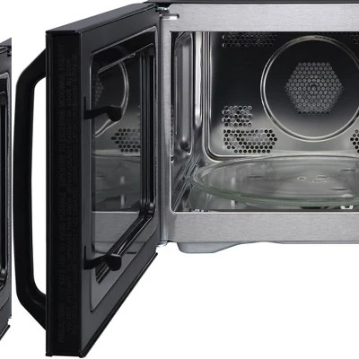 Magic Chef 1.0 Cubic Feet Stainless Countertop Microwave And Air Fryer, 10 Power Levels, Included Air Frying Rack, Crisper Tray, And Grill Rack, Black 7 Magic Chef 1.0 Cubic Feet Stainless Countertop Microwave And Air Fryer, 10 Power Levels, Included Air Frying Rack, Crisper Tray, And Grill Rack, Black - Image 5