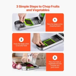 VEVOR Vegetable Chopper, Food Veggie Cutter With 3 Stainless Steel Blades, Onion Slicer With Container, Silver 14 VEVOR Vegetable Chopper, Food Veggie Cutter With 3 Stainless Steel Blades, Onion Slicer With Container, Silver -Target KitchenAid GUEST 3bb28bb7 4e4e 4d2a 9bbb 485a2734ec84