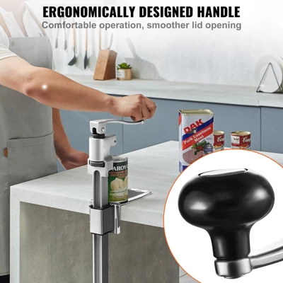 VEVOR Manual Can Opener, Sturdy Tabletop Can Opener For Big Cans, Durable With Stand, Height-Adjustable Professional Jar Opener 8 VEVOR Manual Can Opener, Sturdy Tabletop Can Opener For Big Cans, Durable With Stand, Height-Adjustable Professional Jar Opener - Image 6