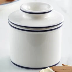 Butter Bell® Crock – Le Bistro White With Blue Trim Ceramic Butter Keeper, French Café-Style Butter Dish For Fresh, Spreadable Butter 9 Butter Bell® Crock – Le Bistro White With Blue Trim Ceramic Butter Keeper, French Café-Style Butter Dish For Fresh, Spreadable Butter -Target KitchenAid GUEST 3c1b7507 d42b 476d 9d01 77c3679ad3b9