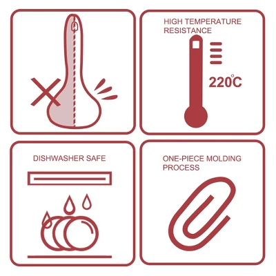 Unique Bargains Heat Resistant Ergonomic Handle Non-Stick Dishwasher Safe Soup Kitchen Spoon 11.6 Inch 1 Pc 4 Unique Bargains Heat Resistant Ergonomic Handle Non-Stick Dishwasher Safe Soup Kitchen Spoon 11.6 Inch 1 Pc - Image 2