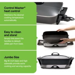 Presto Electric Skillet With Tempered Glass Lid, Nonstick Foldaway Kitchen Appliance, Electric Pot For Cooking, 16 Inch, Black 11 Presto Electric Skillet With Tempered Glass Lid, Nonstick Foldaway Kitchen Appliance, Electric Pot For Cooking, 16 Inch, Black -Target KitchenAid GUEST 3c540278 6339 471a a0bf 838d01cb4fea