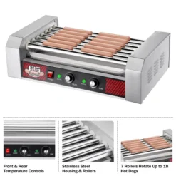 Great Northern Popcorn 7 Roller Hot Dog Machine Electric Countertop Cooker With Drip Tray & Dual Zones 10 Great Northern Popcorn 7 Roller Hot Dog Machine Electric Countertop Cooker With Drip Tray & Dual Zones -Target KitchenAid GUEST 3cac23e6 6b19 40bd bd68 089c21a9147d
