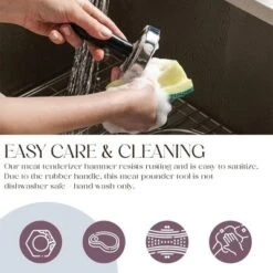 Bellemain Meat Pounder & Tenderizer – Stainless Steel Mallet W/Easy-Grip For Cooking -Target KitchenAid GUEST 3cd7c872 3e26 43ca 8e26 0158a7e754f3