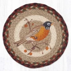 Earth Rugs Robin Round Trivet – 10" Red-Breasted Bird Print On Braided Natural Jute Table Mat 7 Earth Rugs Robin Round Trivet – 10" Red-Breasted Bird Print On Braided Natural Jute Table Mat -Target KitchenAid GUEST 3cec7c82 e30c 4533 b5f8 9c72329d0d04