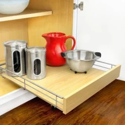 Lynk Professional Select Slide Out Wood Cabinet Organizer - Pull Out Under Cabinet Sliding Wood Shelf - 20" X 21" - Wood And Chrome 9 Lynk Professional Select Slide Out Wood Cabinet Organizer - Pull Out Under Cabinet Sliding Wood Shelf - 20" X 21" - Wood And Chrome -Target KitchenAid GUEST 3d159fdc 4cf0 4ba3 90d1 1828933806b5