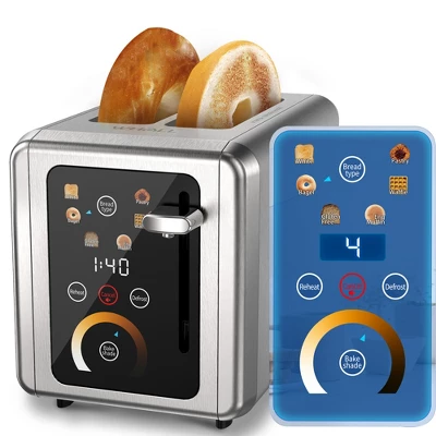 WHALL Toaster 2 Slice, Touch Screen Toasters, Smart Bread Toaster, Stainless Steel Compact Toaster, Wide Slots Toaster Bagel Toaster 11 WHALL Toaster 2 Slice, Touch Screen Toasters, Smart Bread Toaster, Stainless Steel Compact Toaster, Wide Slots Toaster Bagel Toaster - Image 9