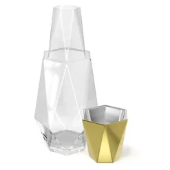 Fifth Avenue Crystal Geometric Bedside Night Water Carafe And Tumbler Lid, 2-Piece -Target KitchenAid GUEST 3d837956 ca62 477a afe6 ab0642434a73