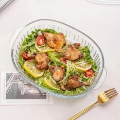 Itopfox 4-Piece Glass Casserole Baking Dish Set With Lids, Includes 2 Casseroles For Baking, Serving And Storing, Borosilicate Glass -Target KitchenAid GUEST 3d99778c 7ca8 41f8 ac55 14db3d45a0cd