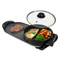 Brentwood 1,200-Watt 2-Qt. 2-Sided Electric Hot Pot And Korean BBQ Grill, Black -Target KitchenAid GUEST 3dbc48b6 5e0d 42f5 9d21 29b2f8aea5f9