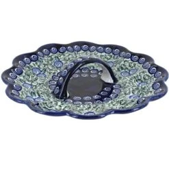 Blue Rose Polish Pottery 1559 Zaklady Egg Plate 12 Blue Rose Polish Pottery 1559 Zaklady Egg Plate -Target KitchenAid GUEST 3dc445d2 8cc2 42d9 9b41 749bb3b89a87