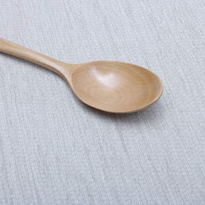 Unique Bargains Kitchen Wooden Soup Spoons For Eating Mixing Stirring Cooking 7.1" Long 1 Pc 7 Unique Bargains Kitchen Wooden Soup Spoons For Eating Mixing Stirring Cooking 7.1" Long 1 Pc - Image 5
