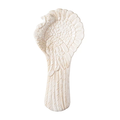 C&F Home White Turkey Stoneware Thanksgiving Kitchen Spoon Rest 9" 5 C&F Home White Turkey Stoneware Thanksgiving Kitchen Spoon Rest 9" - Image 3