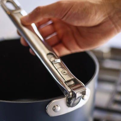 Joseph Joseph Space 6pc Ceramic Nonstick Sauce Pan Set With Folding Handles And Lids 7 Joseph Joseph Space 6pc Ceramic Nonstick Sauce Pan Set With Folding Handles And Lids - Image 5