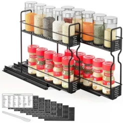 Pull Out Spice Rack Organizer(no Jars Included) For Cabinet,with Labels,2 Drawers 2-Tier 17 Pull Out Spice Rack Organizer(no Jars Included) For Cabinet,with Labels,2 Drawers 2-Tier -Target KitchenAid GUEST 3e3fa8e8 05b7 4d0f b86e 89269410d336