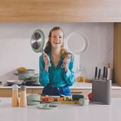 BergHOFF Balance Non-stick Ceramic 2Pc Frying Pan 9.5" And Nylon Turner 13.75", Recycled Aluminum, Moonmist -Target KitchenAid GUEST 3e4b3cf8 f068 4fef b5af a991e23f378c