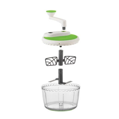 Prepworks Dual Speed Chop And Whip: Manual Food Chopper, Dishwasher-Safe, Polyoxymethylene & Stainless Steel, 5-Piece Set 4 Prepworks Dual Speed Chop And Whip: Manual Food Chopper, Dishwasher-Safe, Polyoxymethylene & Stainless Steel, 5-Piece Set - Image 2