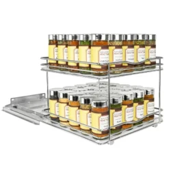 Lynk Professional Slide Out Vertical 10.25" Double Metal Spice Rack Silver: Kitchen Cabinet Organizer, Pull Out Pantry Storage 15 Lynk Professional Slide Out Vertical 10.25" Double Metal Spice Rack Silver: Kitchen Cabinet Organizer, Pull Out Pantry Storage -Target KitchenAid GUEST 3e86ac05 6032 4613 b358 ddc08ba2efd0
