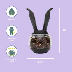 Chef'n PepperBall Black And Clear)