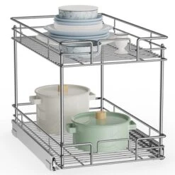LOVMOR Pull Out Cabinet Organizer And Storage (17" W X 21" D) 2-Tier Pull Out Shelf Storage For Kitchen Base Cabinet Silver 13 LOVMOR Pull Out Cabinet Organizer And Storage (17" W X 21" D) 2-Tier Pull Out Shelf Storage For Kitchen Base Cabinet Silver -Target KitchenAid GUEST 3eb3cc4b 432e 4e1d 8d25 9baed7ae2a95