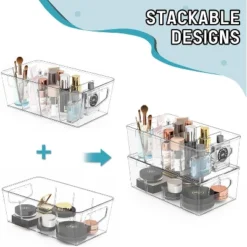 MaseiKar Clear Storage Organizer Bins 8 Pack Plastic Pantry Organization, Stackable Cabinet Containers For Kitchen, Fridge, Countertops -Target KitchenAid GUEST 3ed634e4 3d1a 4854 b23d 255189824f34