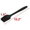 Unique Bargains Silicone Heat Resistant Grilling Barbecue Oil Basting Pastry Brush Black