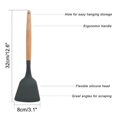 Unique Bargains Heat-Resistant Non-scratch Non-Stick Kitchen Turners 3 Unique Bargains Heat-Resistant Non-scratch Non-Stick Kitchen Turners