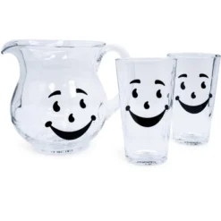Toynk Kool-Aid Man 64-Ounce Glass Pitcher And Two 16-Ounce Pint Glasses 15 Toynk Kool-Aid Man 64-Ounce Glass Pitcher And Two 16-Ounce Pint Glasses -Target KitchenAid GUEST 3f968d13 02f3 4771 8c3f eecc86385874