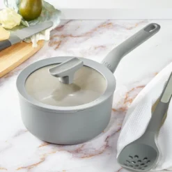 BergHOFF Balance 11Pc Nonstick Ceramic Cookware Set With Glass Lid, Recycled Aluminum -Target KitchenAid GUEST 3faccc17 4856 4b78 ad70 c80f2b8bee9c