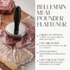 Bellemain Meat Pounder & Tenderizer – Stainless Steel Mallet W/Easy-Grip For Cooking -Target KitchenAid GUEST 3fddd7f4 7424 44b5 8348 2b81a400e9bd