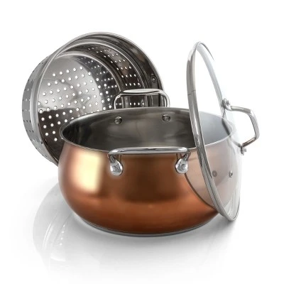 Oster® Oster Carabello 9 Piece Stainless Steel Cookware Combo Set In Copper 8 Oster® Oster Carabello 9 Piece Stainless Steel Cookware Combo Set In Copper - Image 6