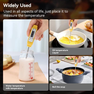 Itopfox Digital Food Thermometer With Automatic Calibration, High Accuracy Electronic Pocket Thermometer For Cooking, Meat, Liquid, Frying 8 Itopfox Digital Food Thermometer With Automatic Calibration, High Accuracy Electronic Pocket Thermometer For Cooking, Meat, Liquid, Frying - Image 6