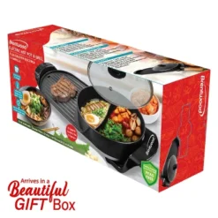 Brentwood 1,200-Watt 2-Qt. 2-Sided Electric Hot Pot And Korean BBQ Grill, Black -Target KitchenAid GUEST 41112e76 ddba 4568 825e 6a1a8960423e