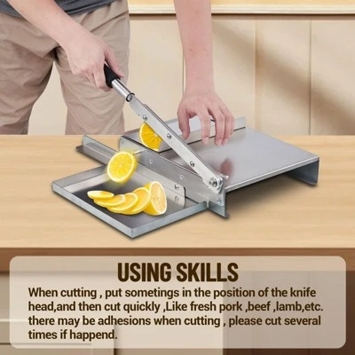 Blade Family Restaurant Manual Meat Slicer, Portable Frozen Meat Slicer, Stainless Steel Vegetable Slicer, Beef And Lamb Roll Slicer 4 Blade Family Restaurant Manual Meat Slicer, Portable Frozen Meat Slicer, Stainless Steel Vegetable Slicer, Beef And Lamb Roll Slicer - Image 2