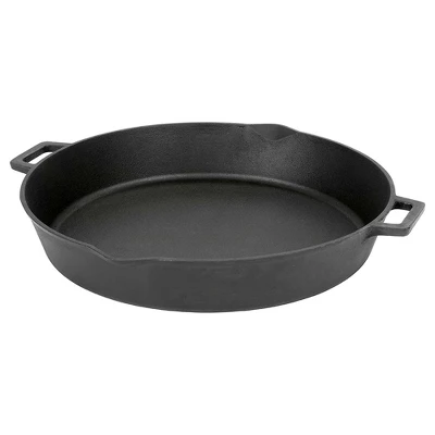 Bayou Classic 16 Inch Oven Safe Cast Iron Skillet Cooking Pot 8 Bayou Classic 16 Inch Oven Safe Cast Iron Skillet Cooking Pot - Image 6