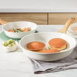 BRINJOY 10-Piece Ceramic Nonstick Cookware Set - Healthy Non-Toxic Induction Kitchen Set, Beige White -Target KitchenAid GUEST 41b089db e7b7 435d a268 2e8da6f8990e