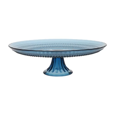 Fortessa Tableware Solutions 13" Jupiter Cornflower Cake Stand And Dome Set 4 Fortessa Tableware Solutions 13" Jupiter Cornflower Cake Stand And Dome Set - Image 2